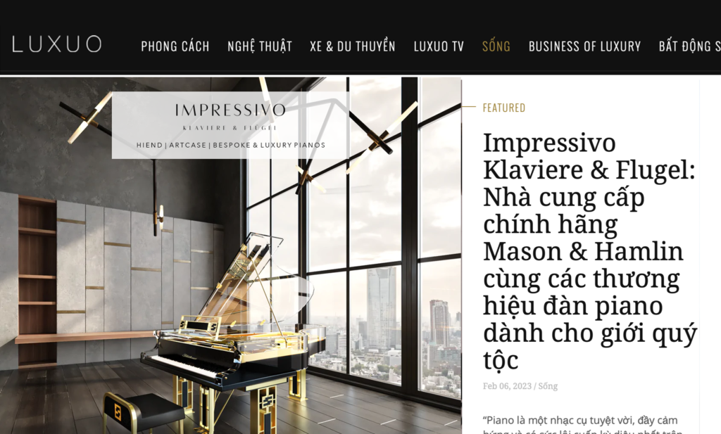 Impressivo Piano, 766/1 Sư Vạn Hạnh, 0755199990, piano luxury