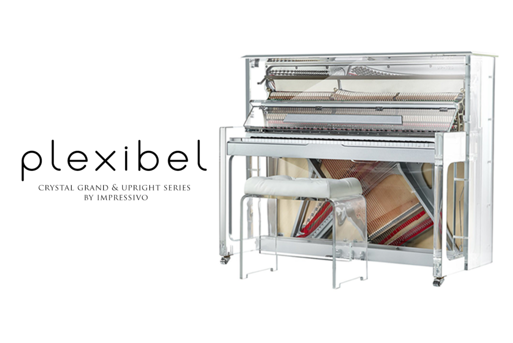 plexibel upright, crystal piano